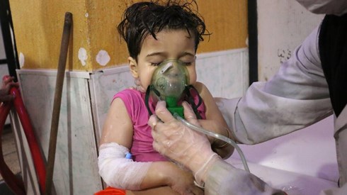 Mỹ xác định có chất độc hóa học được sử dụng tại Douma của Syria