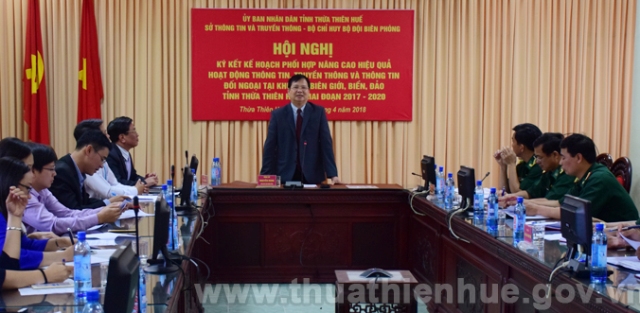 Continuing to coordinate external information in the border area