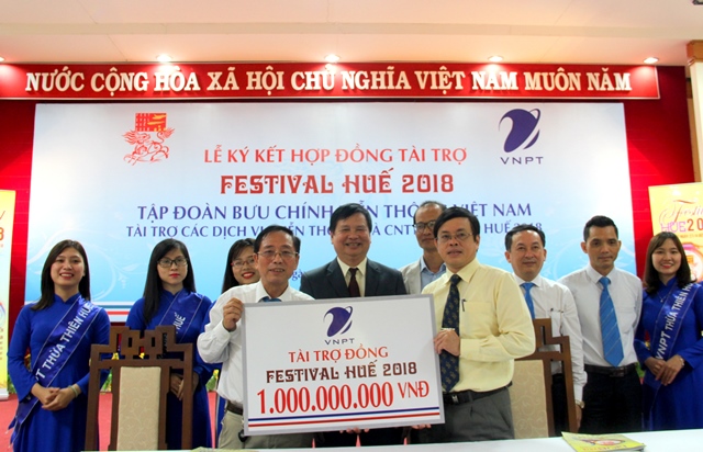 VNPT tài trợ các dịch vụ viễn thông và CNTT cho Festival Huế 2018