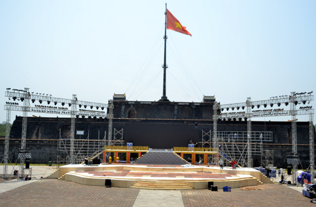 Gấp rút chuẩn bị cho Festival Huế