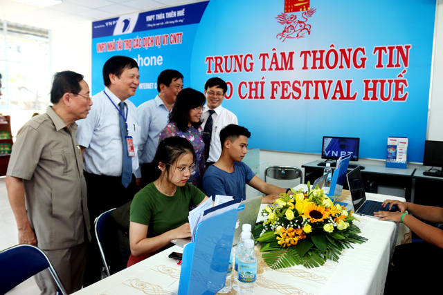 Khai trương Trung tâm Thông tin Báo chí Festival 2018