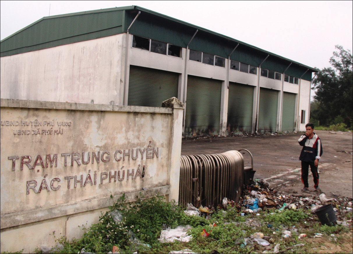 Trạm trung chuyển rác “dang dở”