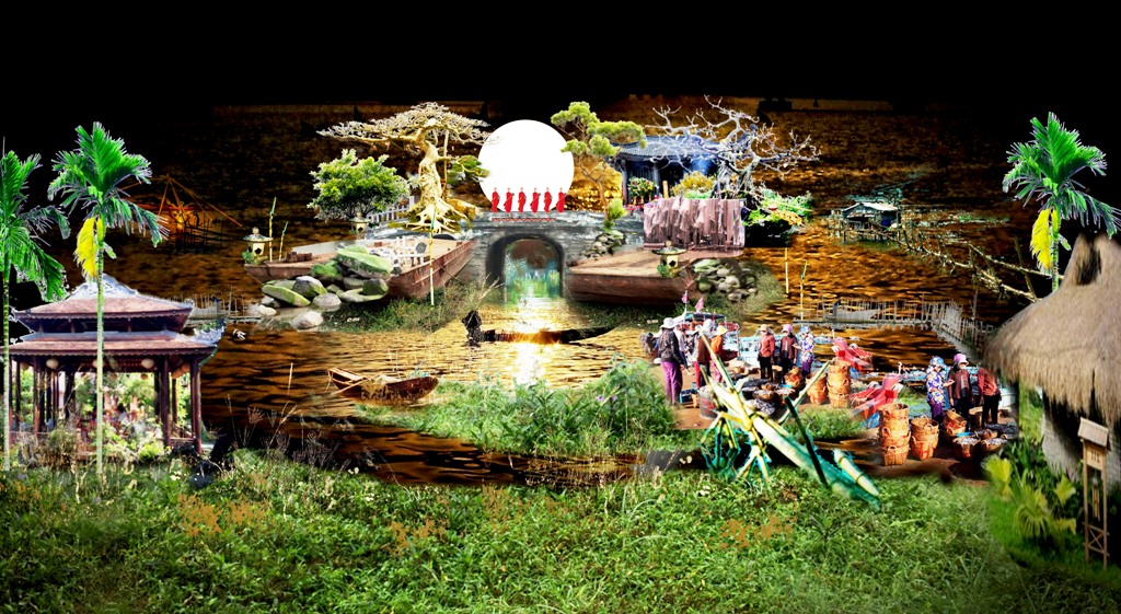 Floating theater of Echoes from the Perfume River