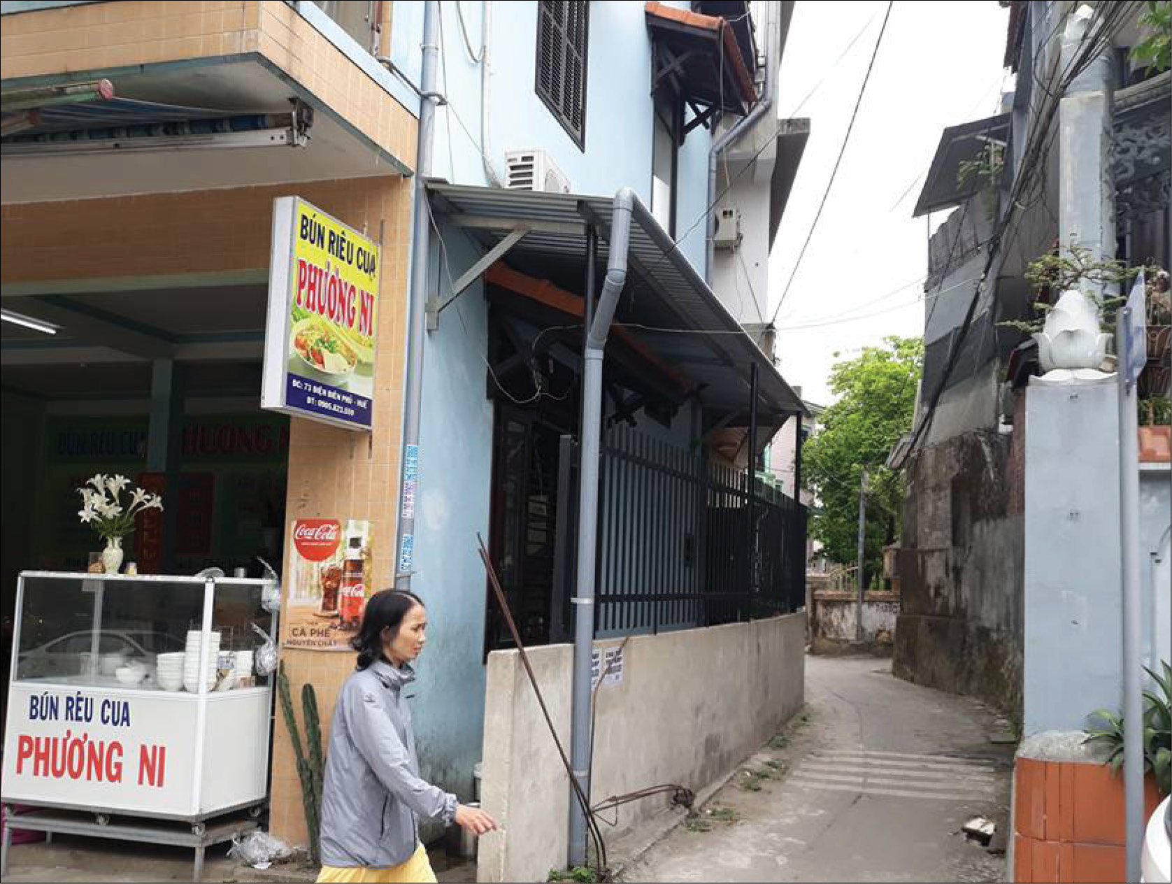 Công trình xây dựng vi phạm tại kiệt 73 Điện Biên Phủ Đang phối hợp giải quyết