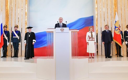 Tổng thống Putin nhậm chức với ủng hộ vững chắc từ cử tri Nga