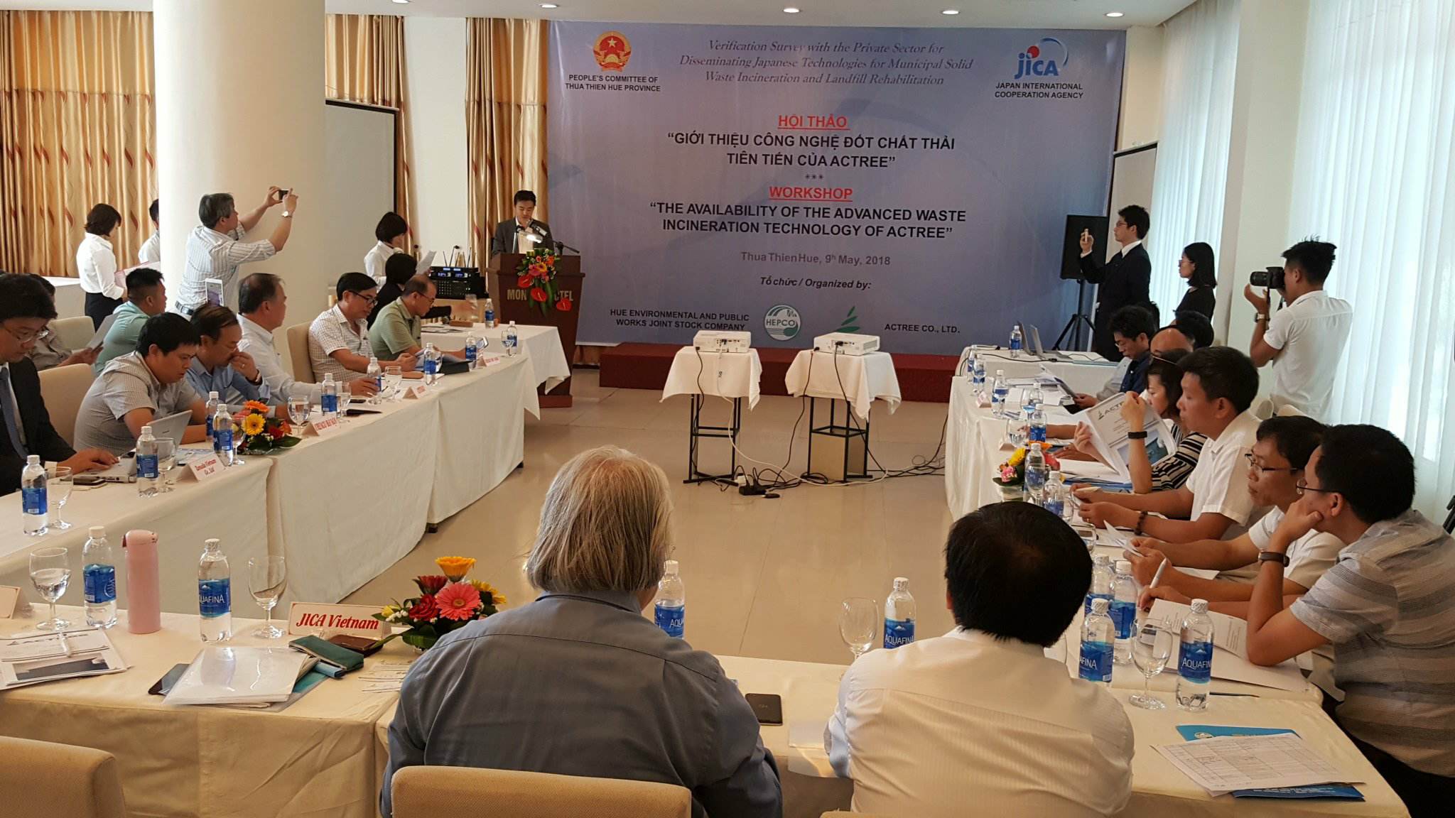 Actree waste incineration technology put into operation in Thuy Phuong