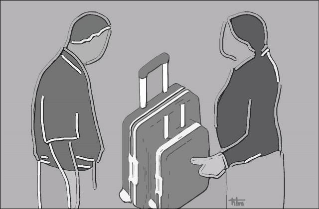 Từ cái va li bị vỡ