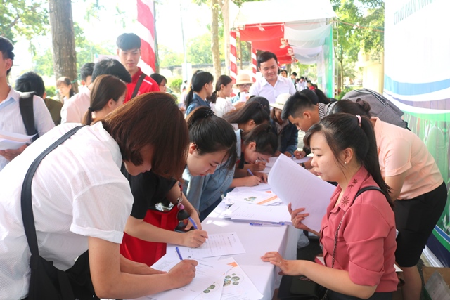 Ngày hội việc làm Trường ĐH Nông lâm tuyển dụng hơn 2 500 vị trí công việc