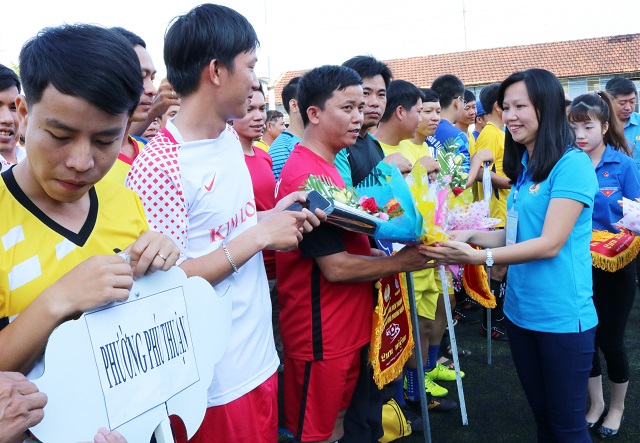 23 đội tham gia Giải bóng đá Đoàn viên thanh niên và Công đoàn khối phường