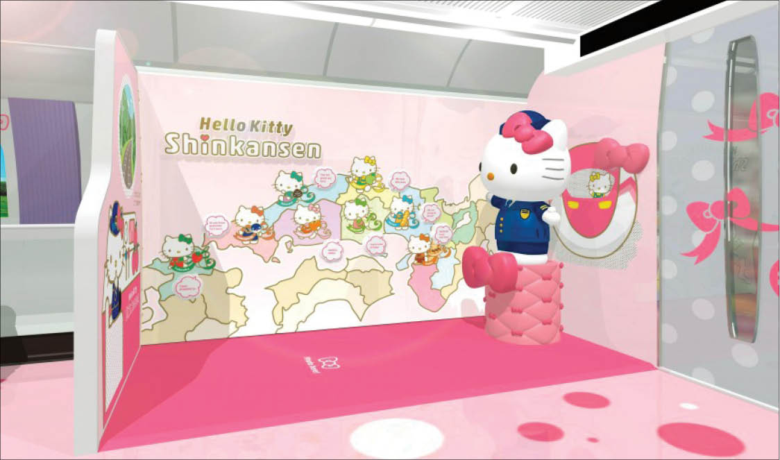 Nhật Bản ra mắt tàu cao tốc Hello Kitty