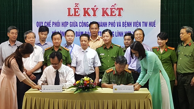 Ký kết an ninh trật tự trong lĩnh vực y tế