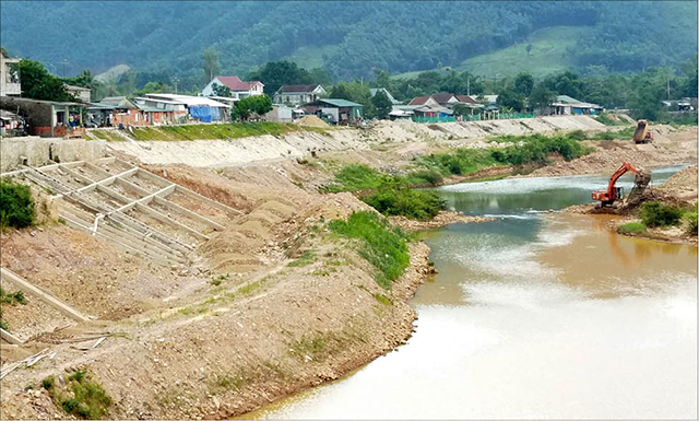 Đẩy nhanh tiến độ kè Tả Trạch