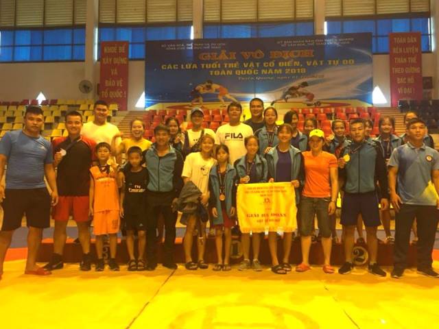 Vật Huế giành 11 huy chương tại giải vô địch các lứa tuổi trẻ