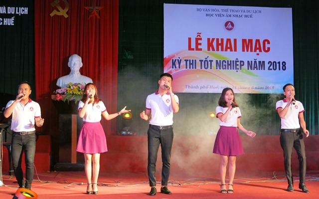 Học viện Âm nhạc Huế tổ chức kỳ thi tốt nghiệp năm 2018