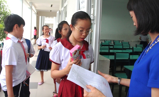 Công bố danh sánh trúng tuyển Trường THCS Nguyễn Tri Phương