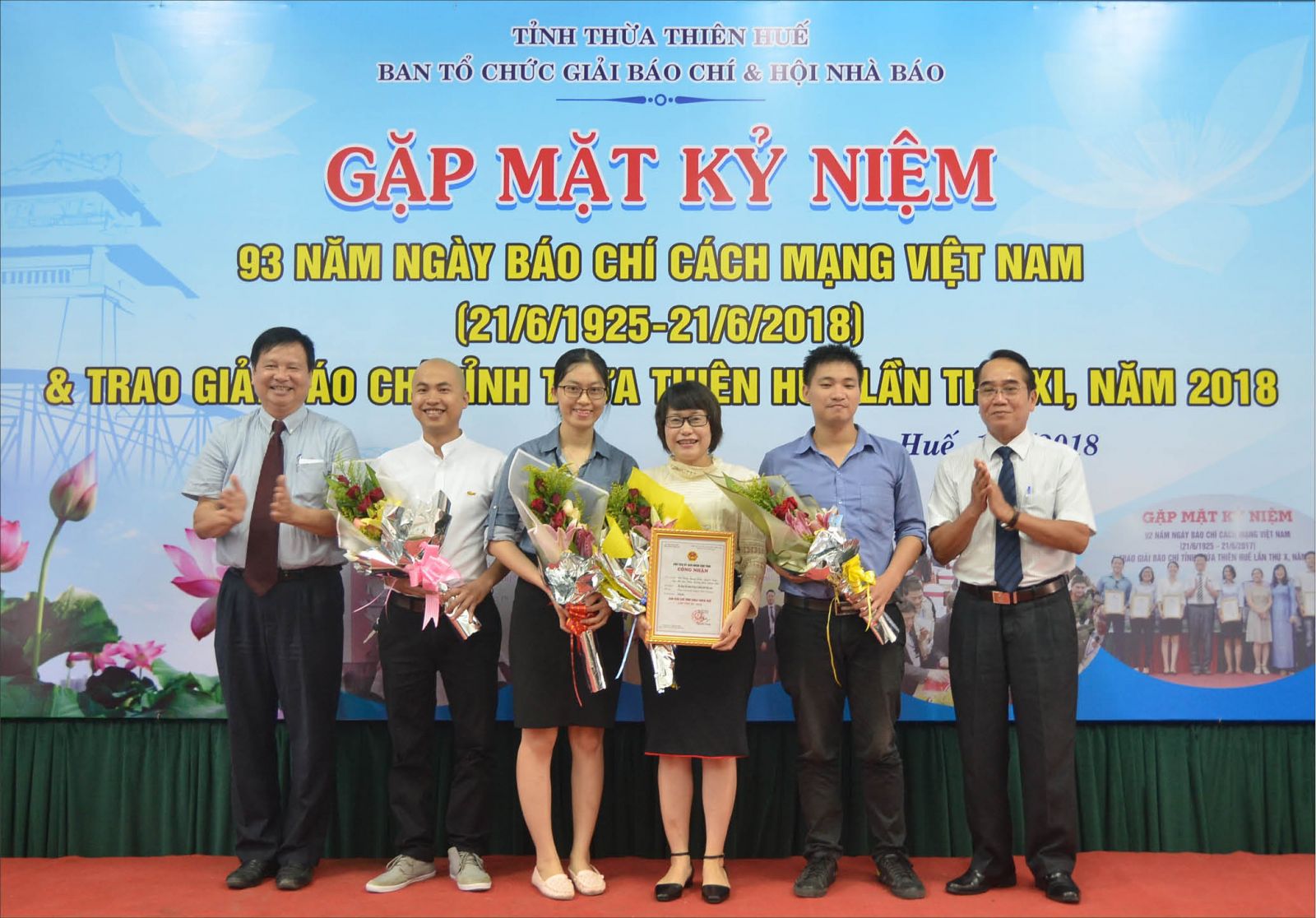 19 works won prizes at 11th Press Awards Granting of Thua Thien Hue province in 2018