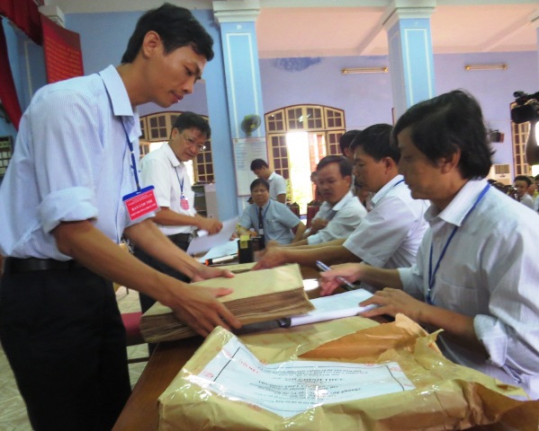 Quy trình chấm thi THPT quốc gia 2018 tại Huế Thực hiện chặt chẽ