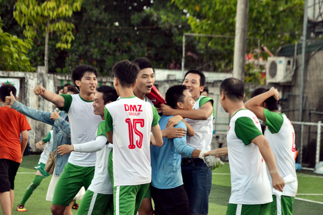 Công ty DMZ vô địch giải bóng đá mini nam ngành du lịch