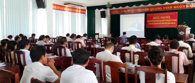 Đảng ủy Khối Doanh nghiệp triển khai học tập các Nghị quyết Hội nghị lần thứ 7 khóa XII