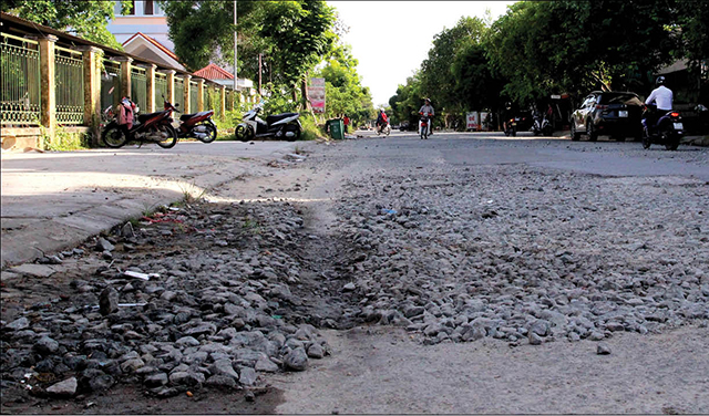 Mong nâng cấp, sửa chữa đường Trương Gia Mô