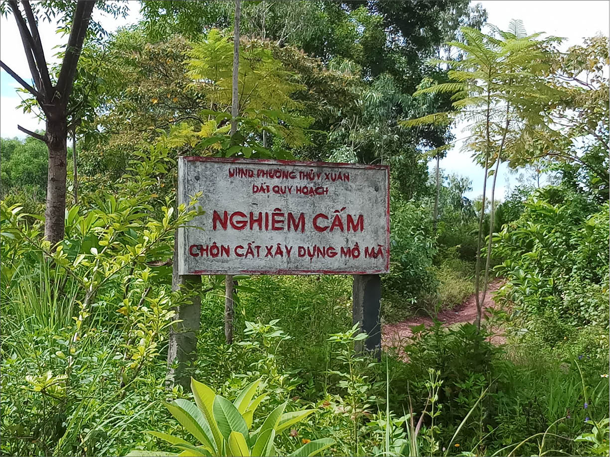 Phường Thủy Xuân Chấn chỉnh việc chôn cất mồ mả trái phép