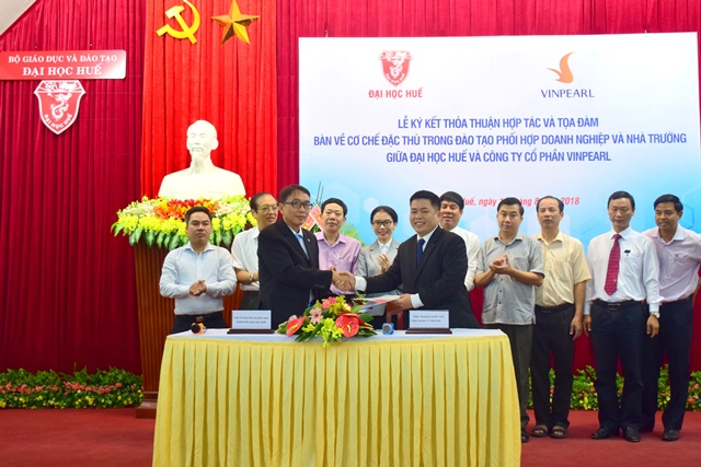 Đại học Huế ký kết thỏa thuận hợp tác với công ty cổ phần Vinpearl