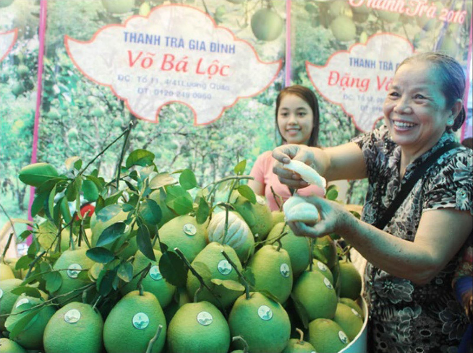 Promoting the brand name Thanh Tra