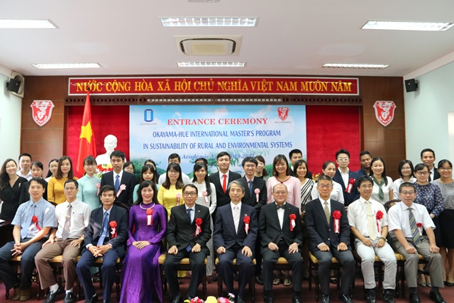 Khai giảng khóa XII, chương trình cao học Quốc tế Okayama - Huế