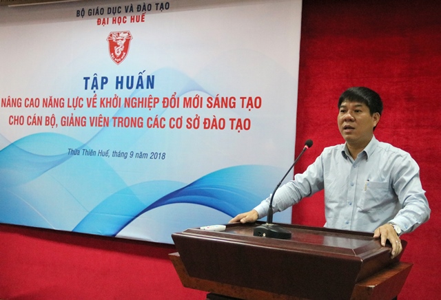 Tập huấn về khởi nghiệp đổi mới sáng tạo cho cán bộ, giảng viên khu vực miền Trung - Tây Nguyên