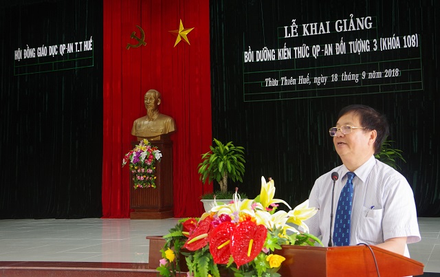 Khai giảng bồi dưỡng kiến thức QP-AN đối tượng 3