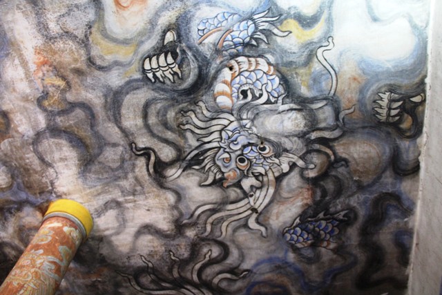 Bức “Long vân khế hội” và câu chuyện trùng tu Diệu Đế Quốc tự