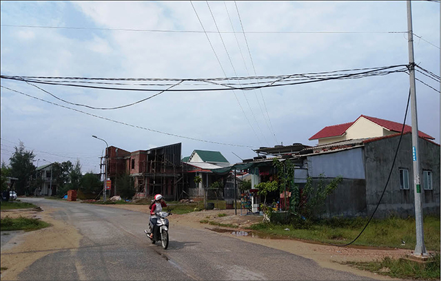 Đất đấu giá “vướng” đường dây điện