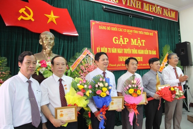 Gặp mặt 70 năm Ngày truyền thống ngành kiểm tra Đảng