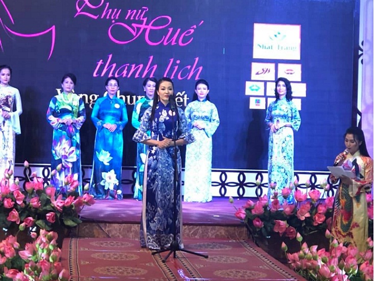 Chung kết cuộc thi Phụ nữ Huế thanh lịch
