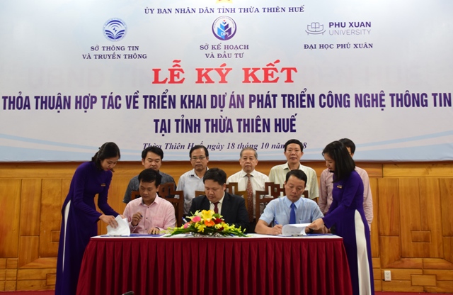 The cooperation agreement on implementing the information technology development project