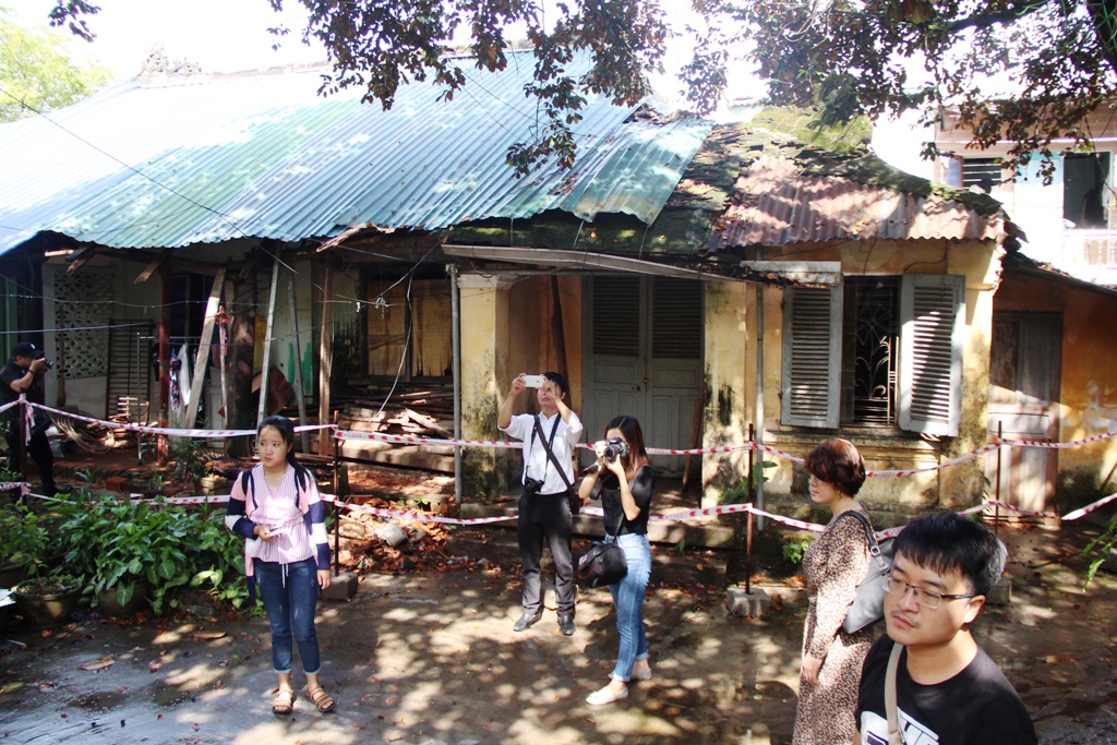 Gia cố, chống đỡ cho di tích Khâm Thiên Giám