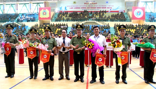 Hơn 1 600 vận động viên tham gia Hội thao lực lượng Công an Nhân dân