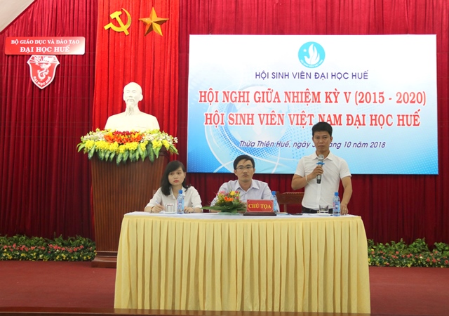 Hội Sinh viên ĐH Huế tổ chức hội nghị giữa nhiệm kỳ 2015 - 2020