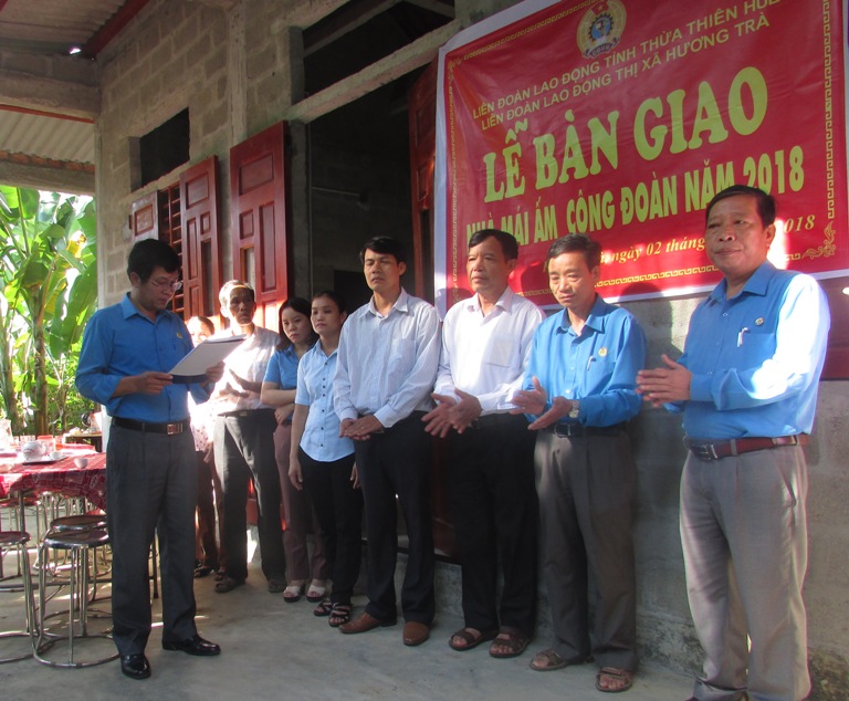 Thêm một Mái ấm Công đoàn cho đoàn viên có hoàn cảnh khó khăn