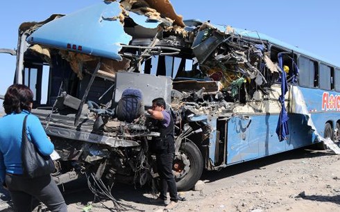 Tai nạn xe buýt nghiêm trọng ở Peru khiến ít nhất 18 người thiệt mạng