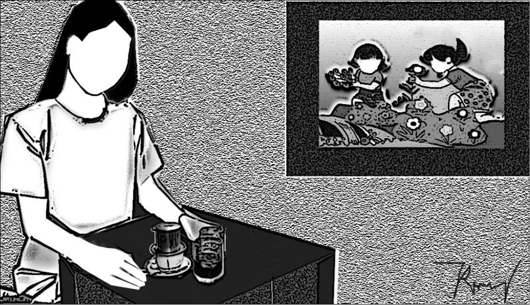 Bức tranh treo góc lệch