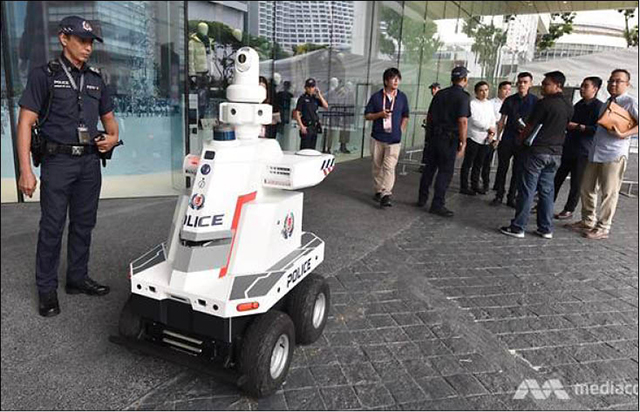 Singapore sử dụng robot kiểm soát an ninh tại hội nghị ASEAN
