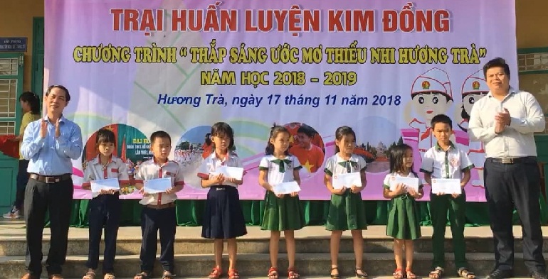 74 đội viên xuất sắc tham gia trại rèn luyện Kim Đồng