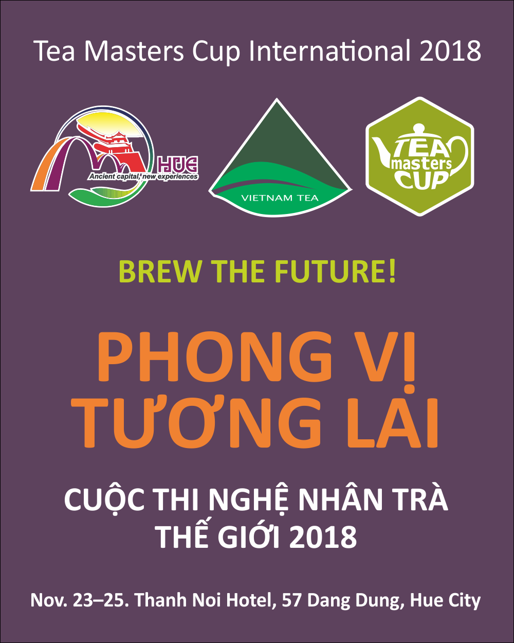Huế lần đầu tổ chức cuộc thi Nghệ nhân Trà thế giới