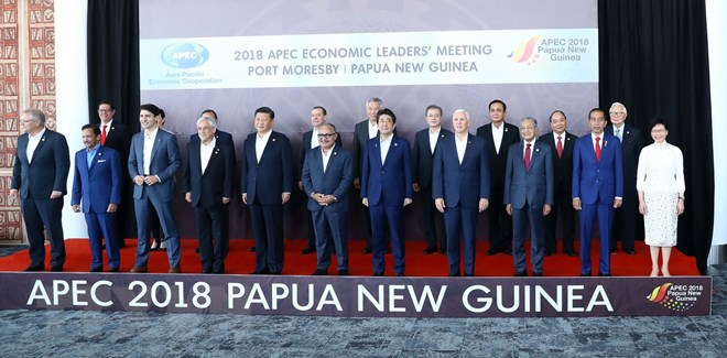 APEC 2018 Các nhà lãnh đạo tập trung thảo luận thương mại tự do