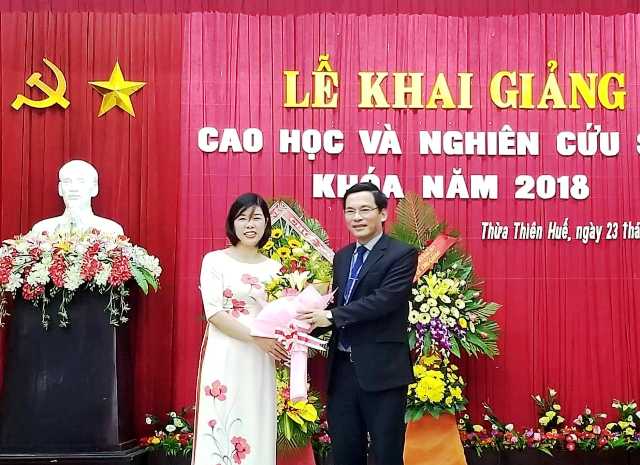 Trường ĐH Khoa học Huế khai giảng lớp nghiên cứu sinh và cao học 2018