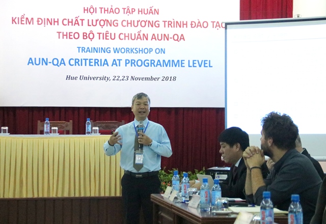 Training workshop on “AUN-QA Criteria at Programme Level”