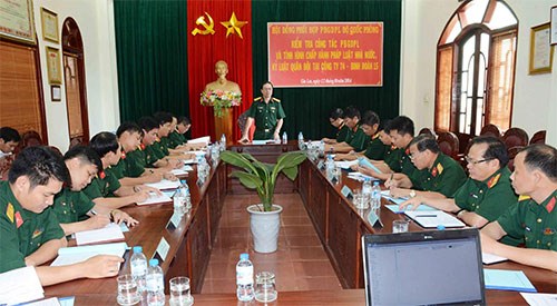 Phổ biến tập huấn Luật Quốc phòng