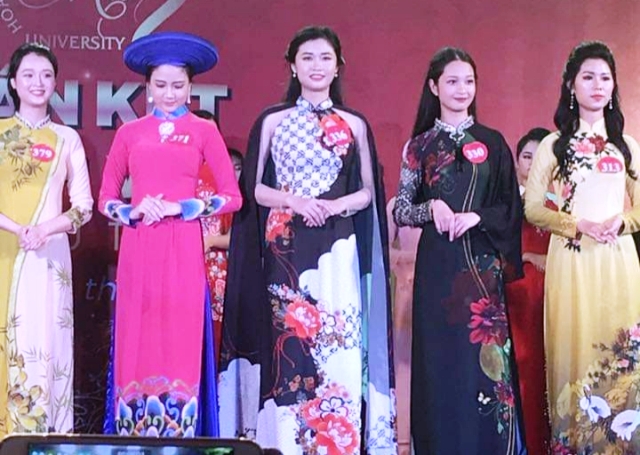 Năm sinh viên ĐH Huế vào chung kết Hoa khôi sinh viên Việt Nam