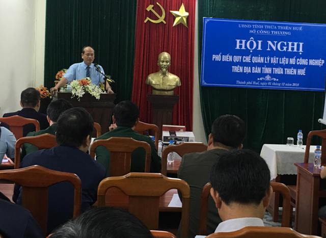 Phổ biến quy chế quản lý vật liệu nổ công nghiệp